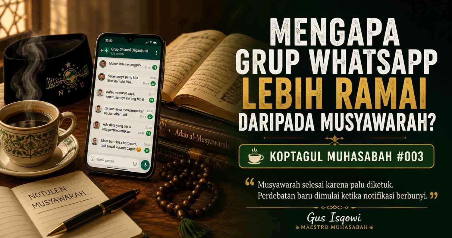 KOPTAGUL MUHASABAH #003: Mengapa Grup WhatsApp Lebih Ramai daripada Musyawarah?