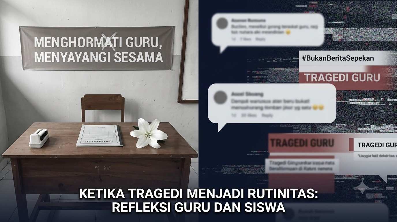 Ketika Tragedi Menjadi Rutinitas : REFLEKSI GURU DAN SISWA