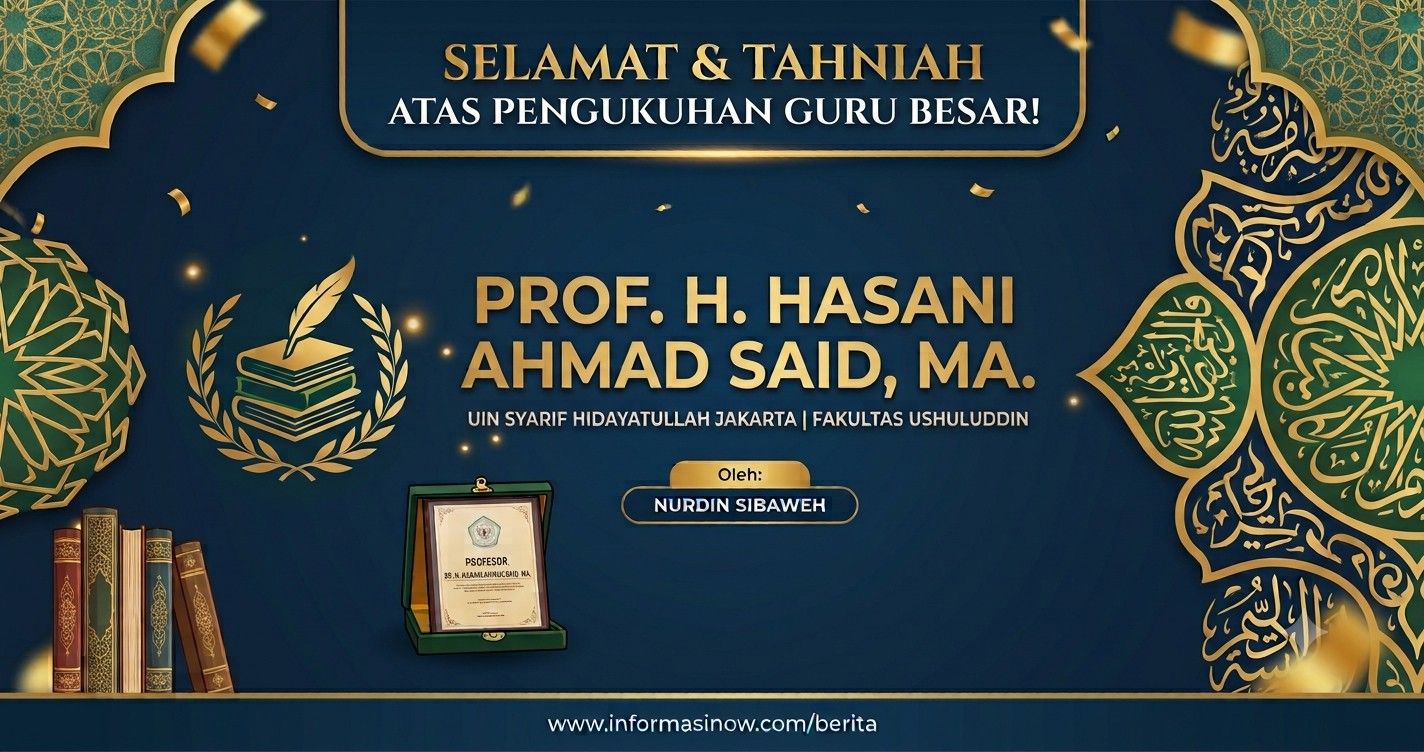 Belajar untuk Menjadi  (Tahniah untuk Prof. Hasani)
